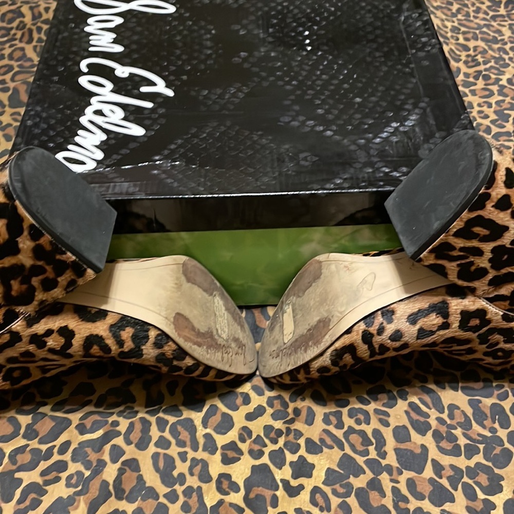 Sam Edelman Leopard Booties - Picture 7 of 10